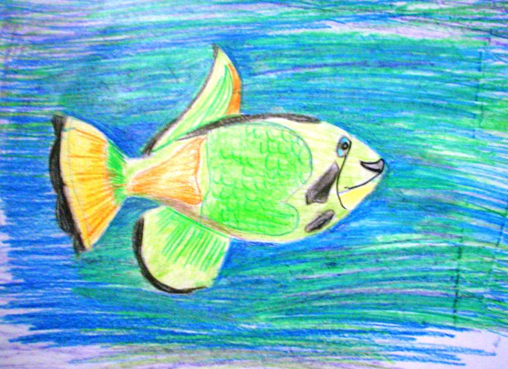 Моя рыбка (Кузнецов Саша, 10 лет)