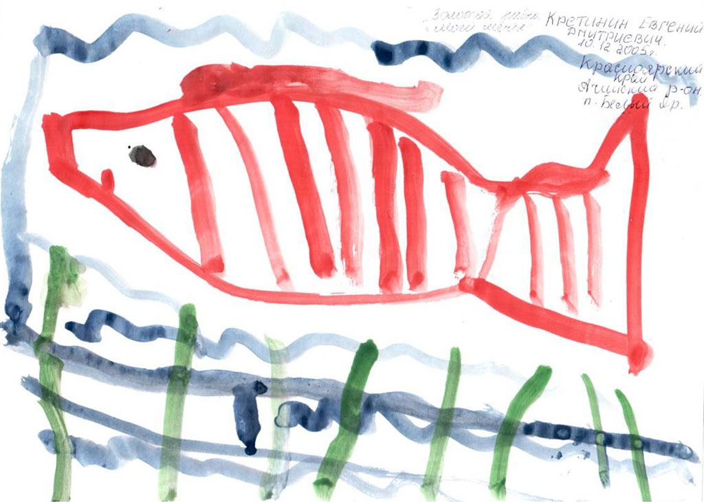 Золотая рыбка моей мечты (Евгений, 4 года)